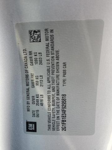 2015 CHEVROLET CAMARO LS - 2G1FB1E34F9295818