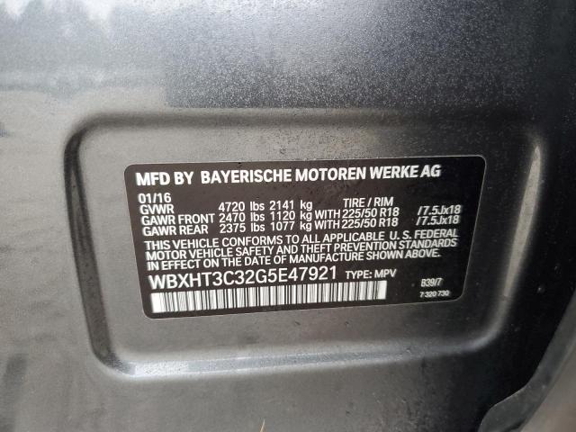 2016 BMW X1 XDRIVE2 - WBXHT3C32G5E47921