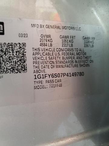 2023 CHEVROLET BOLT EUV L 1G1FY6S07P4149780