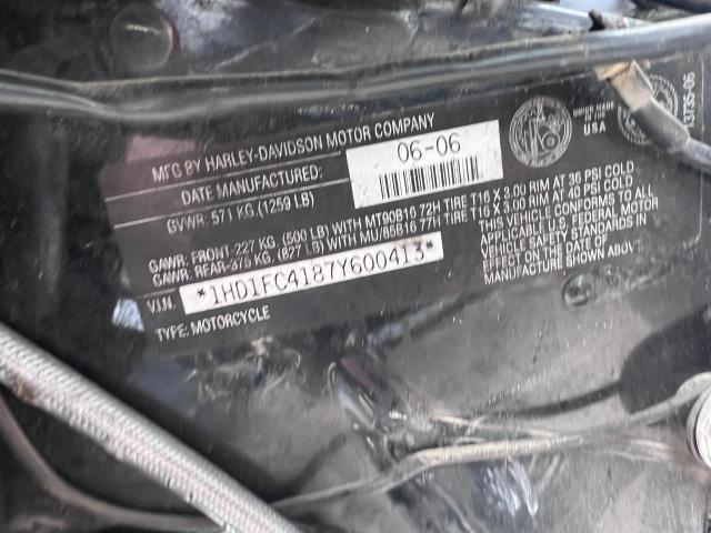 2007 HARLEY-DAVIDSON FLHTCUI 1HD1FC4187Y600413