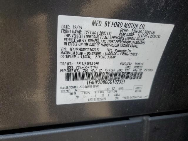 2016 FORD TAURUS SE - 1FAHP2D80GG102321