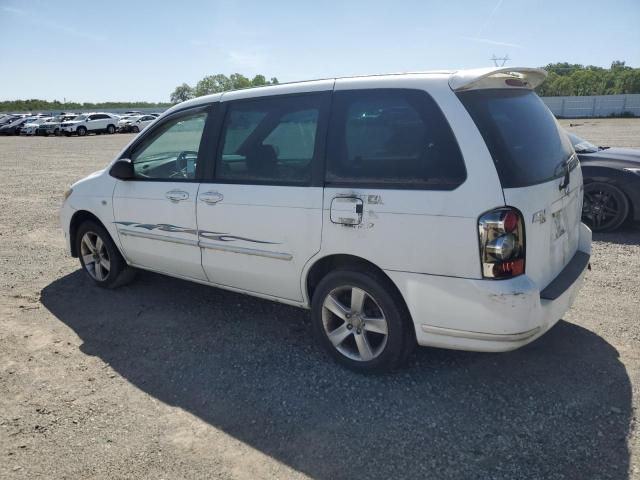 MAZDA MPV WAGON 2004 white  gas JM3LW28J140500041 photo #3