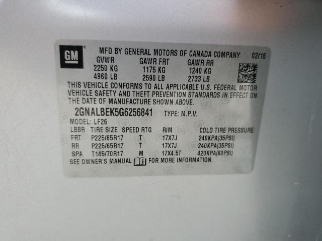 2016 CHEVROLET EQUINOX LS - 2GNALBEK5G6256841