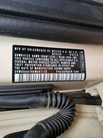 2019 VOLKSWAGEN BEETLE S - 3VW5DAAT0KM507129