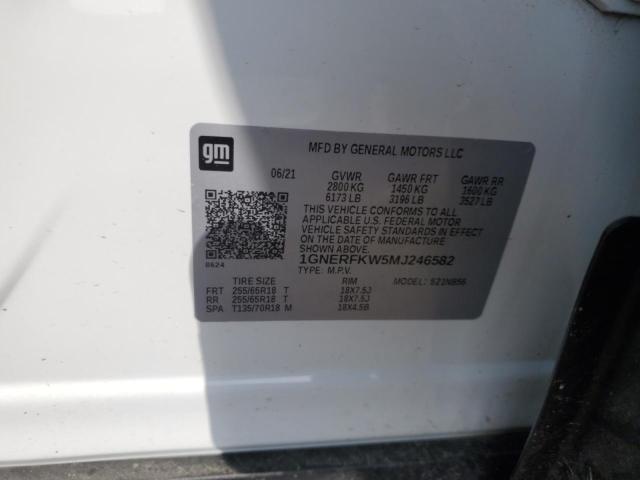 2021 CHEVROLET TRAVERSE L - 1GNERFKW5MJ246582