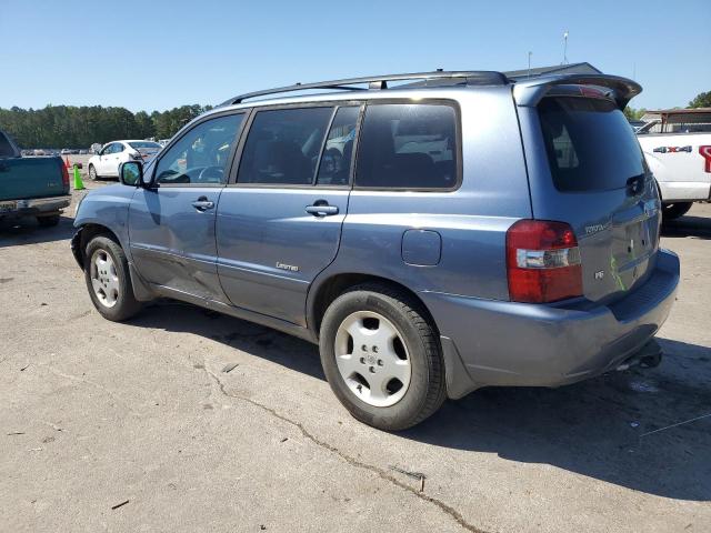 TOYOTA HIGHLANDER 2007 blue  gas JTEDP21A570148201 photo #3
