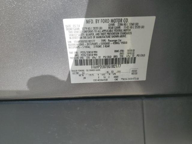 2014 FORD TAURUS SEL #3143217204