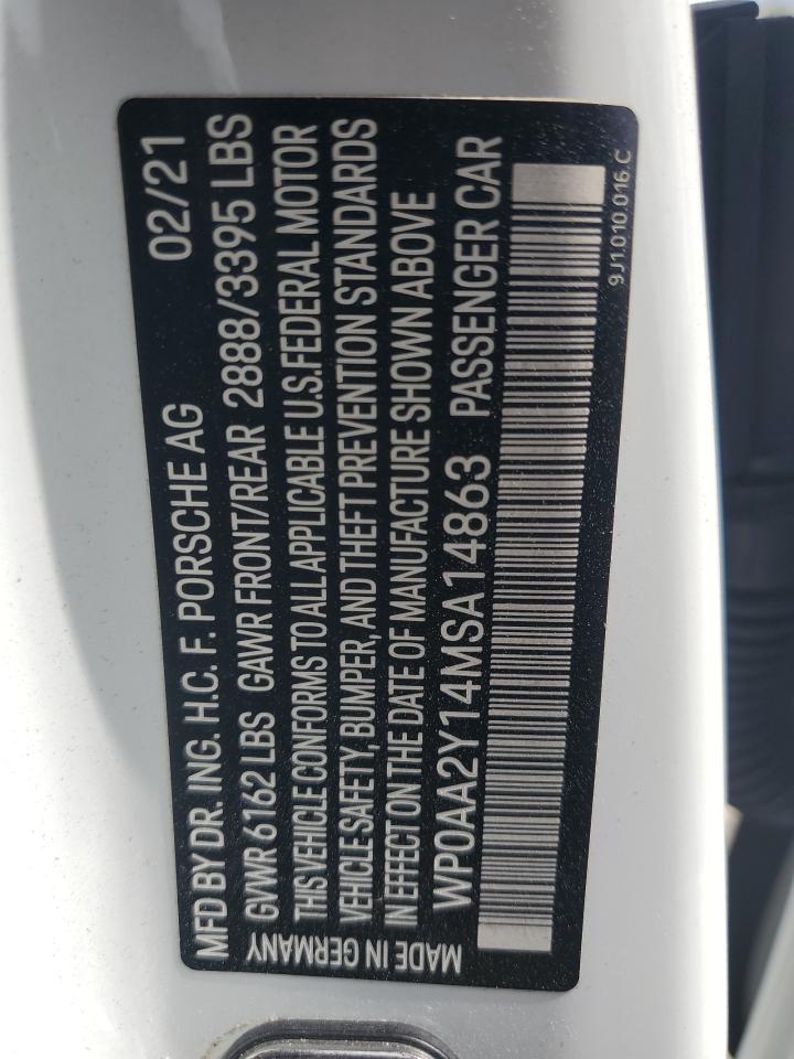 Porsche Taycan 2021