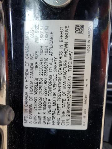 2021 HONDA CR-V EX - 2HKRW1H59MH426015
