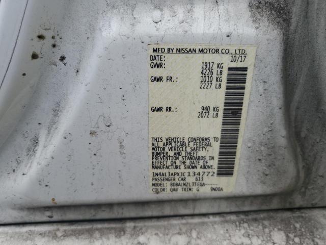2018 NISSAN ALTIMA 2.5 - 1N4AL3APXJC134772