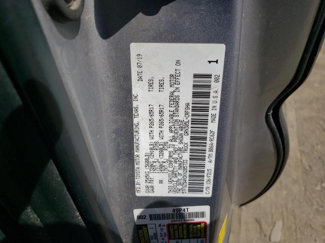 2019 TOYOTA TACOMA ACC - 5TFSZ5AN3KX205733