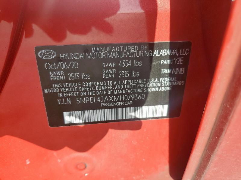 2021 HYUNDAI SONATA SEL - 5NPEL4JAXMH079360