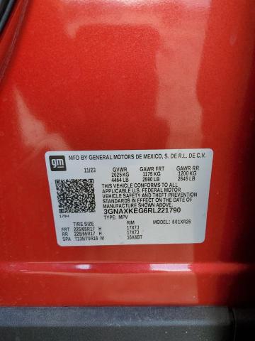 2024 CHEVROLET EQUINOX LT - 3GNAXKEG6RL221790