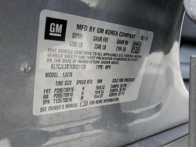 2019 CHEVROLET TRAX 1LT - KL7CJLSB7KB921128