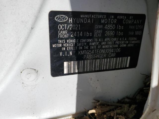 2022 GENESIS G70 BASE KMTG54TE0NU094106