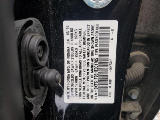 2017 HONDA CIVIC TOUR - 19XFC1F98HE001705