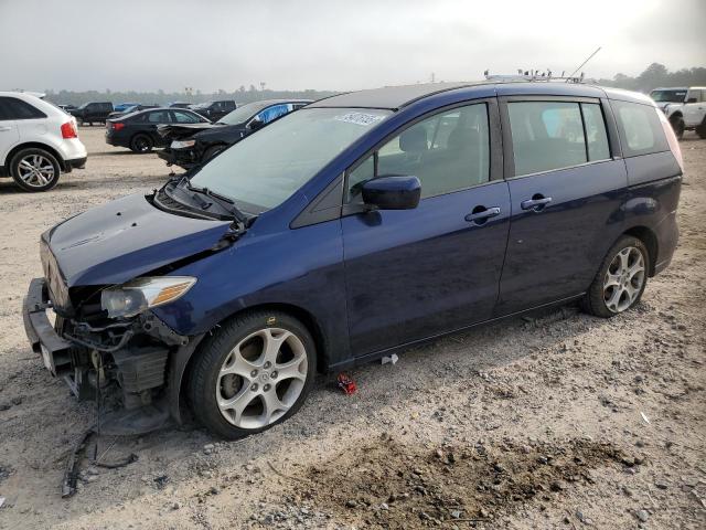 MAZDA 5 2010 blue  gas JM1CR2WL8A0371120 photo #1