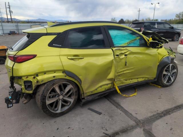 HYUNDAI KONA ULTIM 2020 green  gas KM8K5CA57LU558653 photo #4