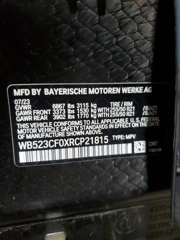 2024 BMW IX XDRIVE5 - WB523CF0XRCP21815
