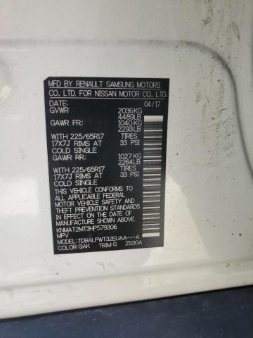 2017 NISSAN ROGUE S - KNMAT2MT3HP579306