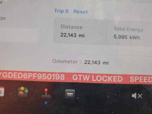 2023 TESLA MODEL Y - 7SAYGDED6PF950198