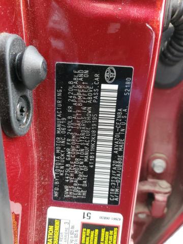 2019 TOYOTA CAMRY L - 4T1B11HK2KU819195