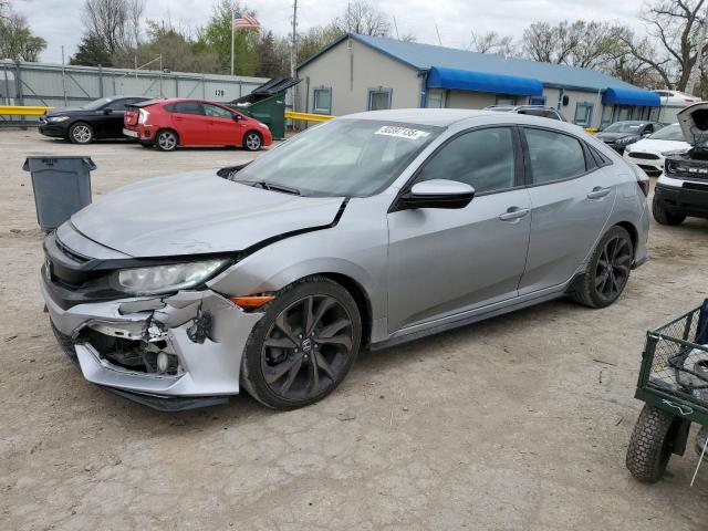 Vin: shhfk7h40ju210202, lot: 50397135, honda civic sport 2018 img_1