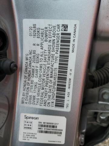 2020 HONDA CIVIC SPOR - 2HGFC2F88LH533175