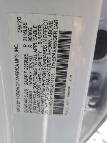 2020 HONDA ACCORD SPO - 1HGCV1F39LA141123