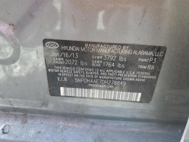 2013 HYUNDAI ELANTRA GL - 5NPDH4AE7DH278849