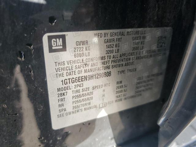 2017 GMC CANYON DEN 1GTG6EEN9H1290808