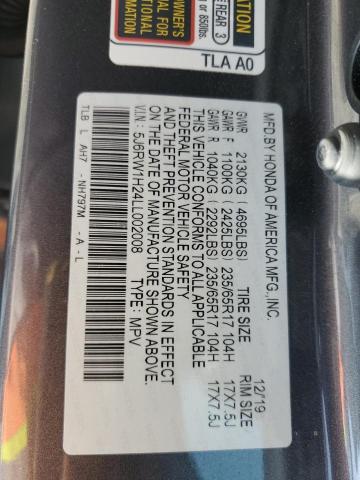 2020 HONDA CR-V LX - 5J6RW1H24LL002008