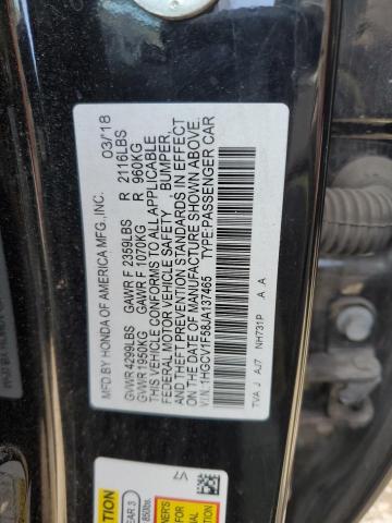 2018 HONDA ACCORD EXL 1HGCV1F58JA137465