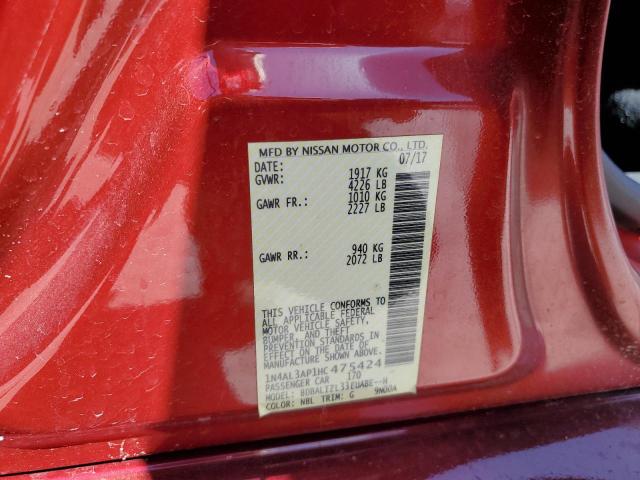 2017 NISSAN ALTIMA 2.5 - 1N4AL3AP1HC475424