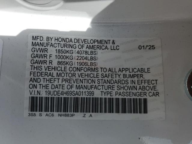 2025 ACURA INTEGRA A- - 19UDE4H69SA011399