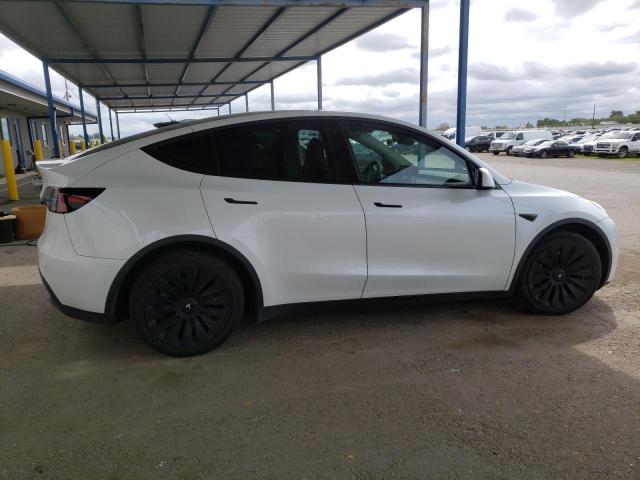 TESLA MODEL Y 2022 white  electric 7SAYGAEE9NF384400 photo #4