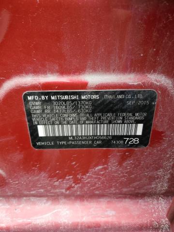 2015 MITSUBISHI MIRAGE DE ML32A3HJXFH056626