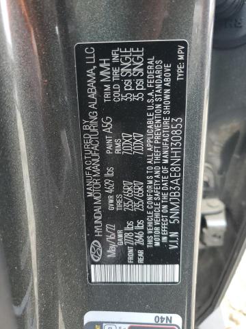 2022 HYUNDAI TUCSON SEL - 5NMJB3AE8NH130853