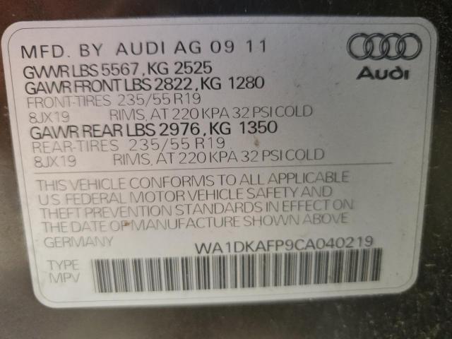 wa1dkafp9ca040219 - 2012 Audi q5 premium plus - #53295115