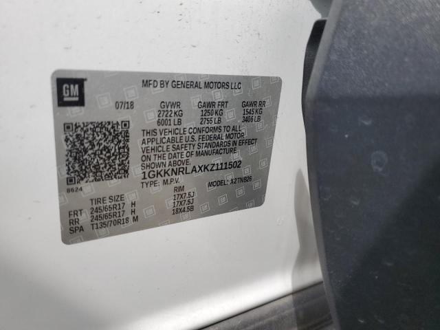 2019 GMC ACADIA SLE 1GKKNRLAXKZ111502