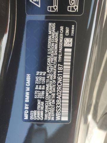 2024 BMW M4 COMPETI WBS33BA02RCN61187