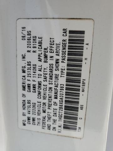 2016 HONDA ACCORD EXL - 1HGCT2B8XGA007983