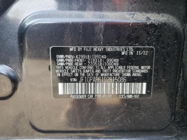 2013 SUBARU IMPREZA SP - JF1GPAR61D2815086