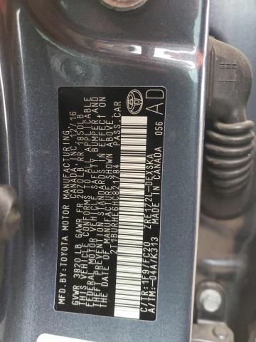 2017 TOYOTA COROLLA L - 2T1BURHE6HC821784