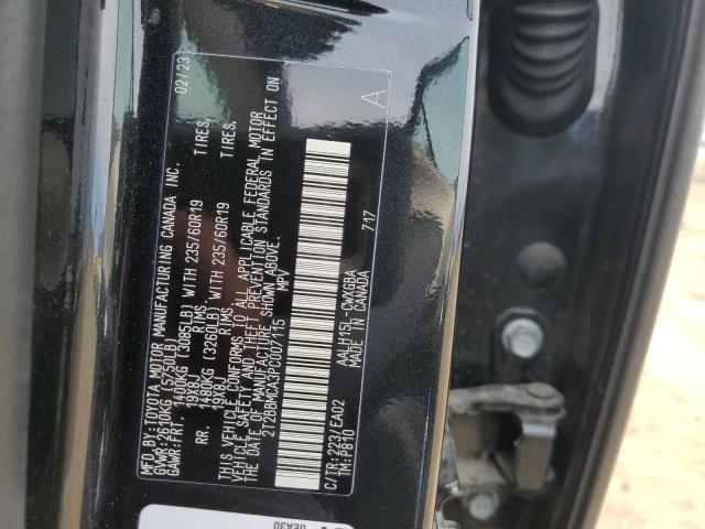 2023 LEXUS RX 350H BA 2T2BBMCA3PC007115