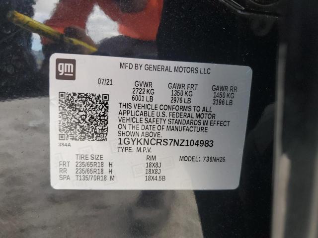 2022 CADILLAC XT5 PREMIU - 1GYKNCRS7NZ104983