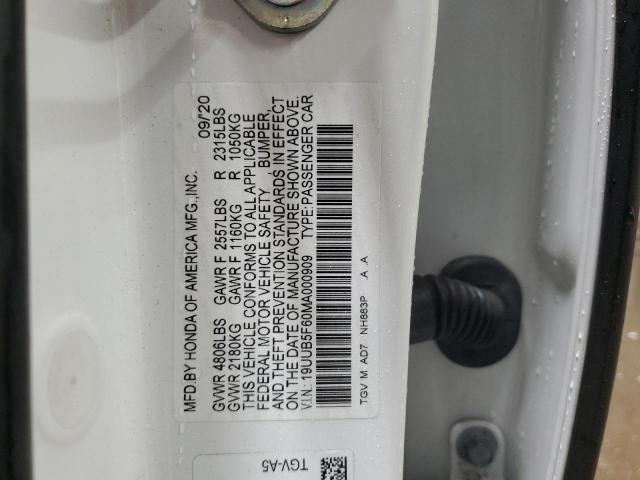 2021 ACURA TLX ADVANC 19UUB5F60MA000909