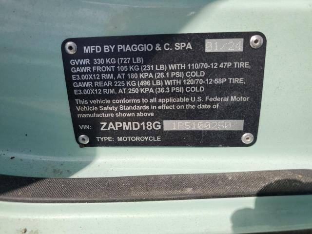 2024 VESPA PRIMAVERA/ ZAPMD18G1R5100250