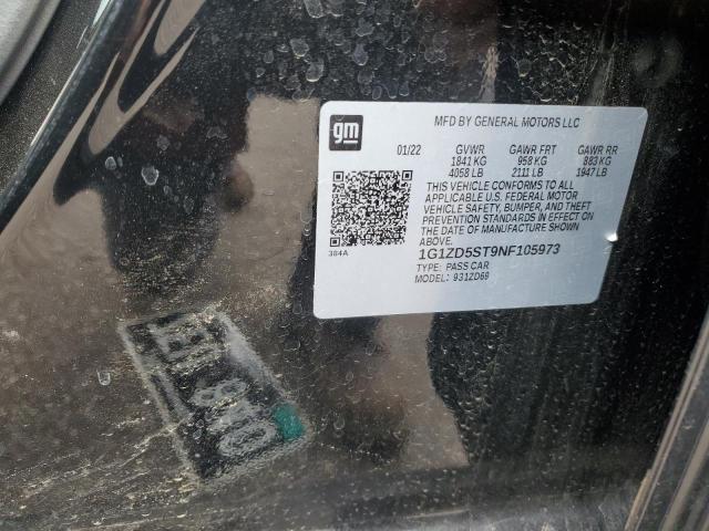 2022 CHEVROLET MALIBU LT - 1G1ZD5ST9NF105973