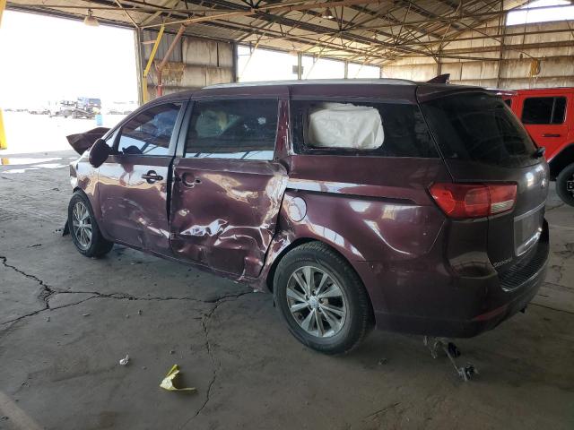 KIA SEDONA LX 2017 purple  gas KNDMB5C14H6229609 photo #3